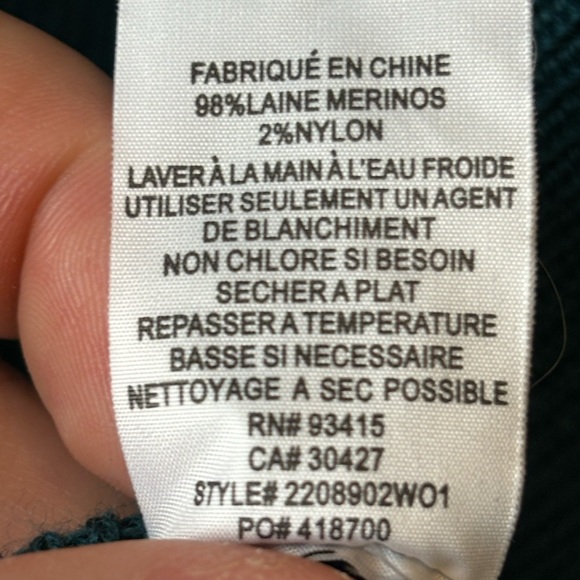 Trina Turk Chloe Ruffle Pullover In Bayberry Medium - Picture 6 of 7